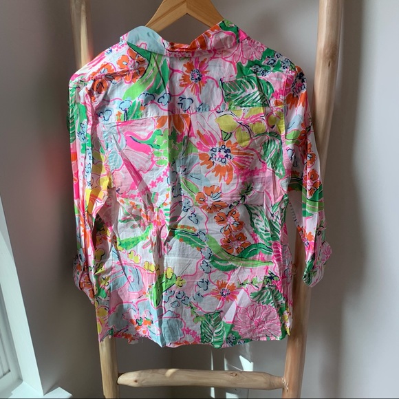 Lilly Pulitzer for Target Button Up Shirt - Picture 4 of 4